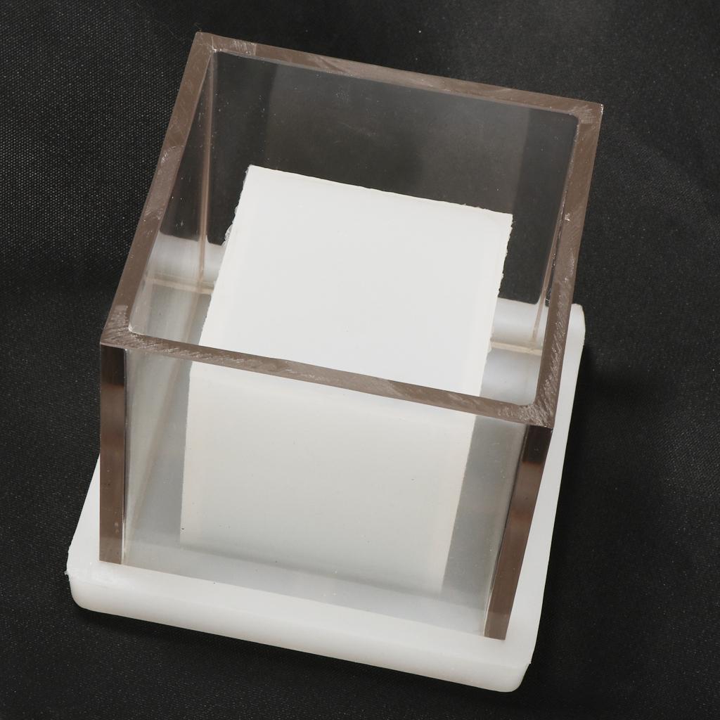Luxury Candle Supplies Usa - Hollow Square Tealight Mold Plastic for