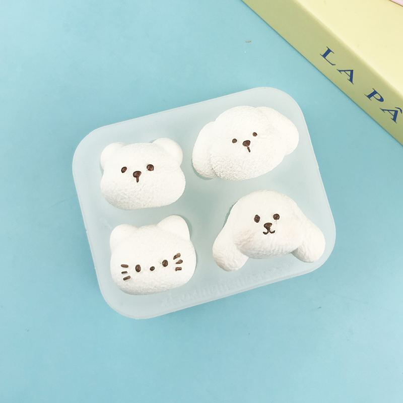 Candle Supplies Eu - Cat and Rabbit Animal Series Silicone