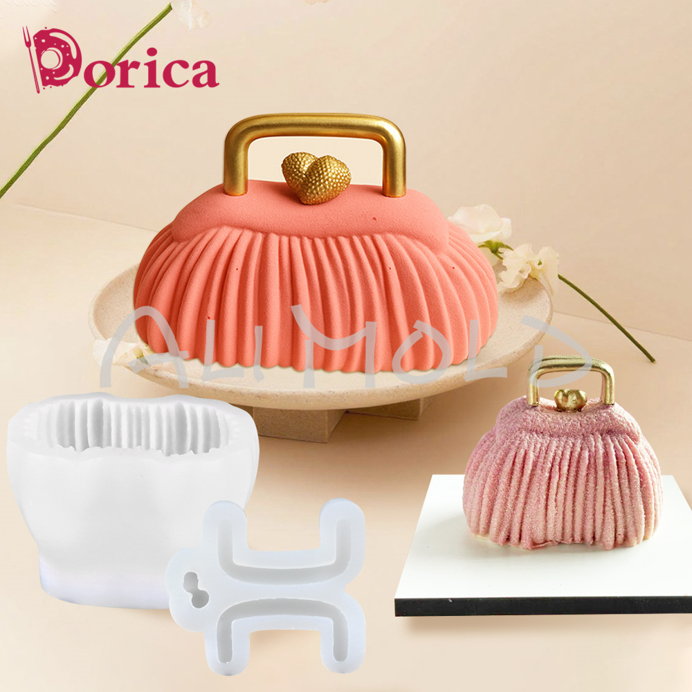 Candle Supplies Eu - Dorica Fashion Bag Silicone Mold Chocolate