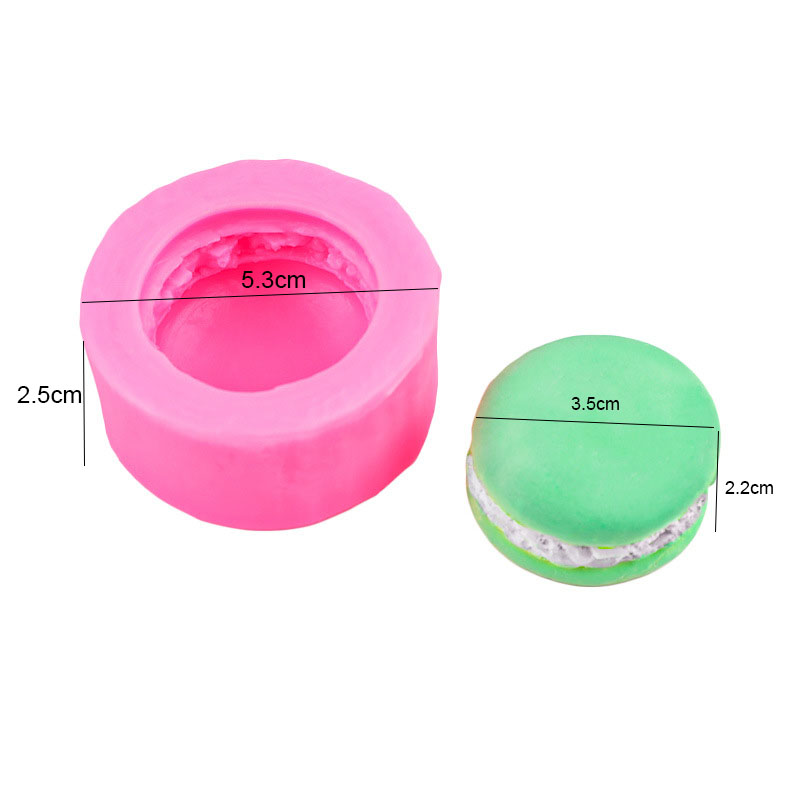 3D Macaron Fondant Silicone Mo - Candle Supplies Eu 评论和价格