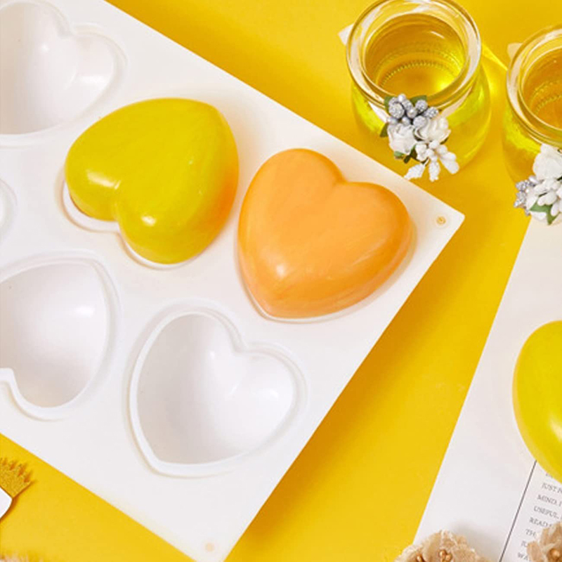 3D Mousse Cake Baking Mold Hea - Candle Supplies Eu 评论和价格