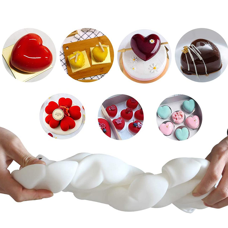 3D Mousse Cake Baking Mold Hea - Candle Supplies Eu 评论和价格