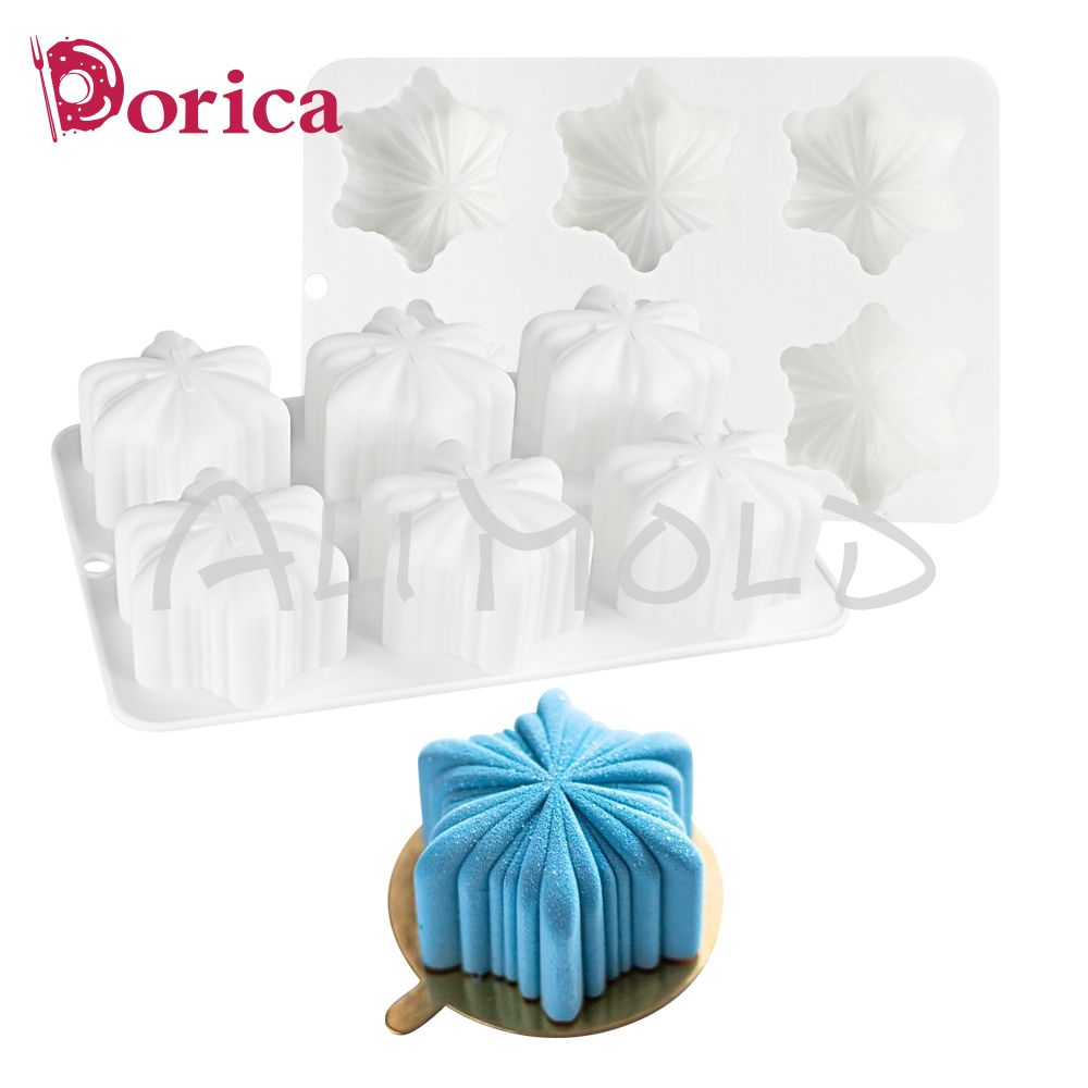 Dorica Snowflake Silicone Mold - Candle Supplies Eu 评论和价格