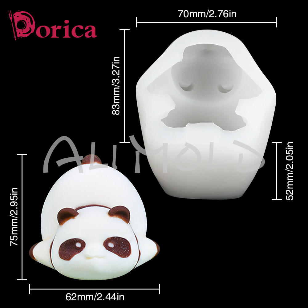Panda Silicone Mold Fondant Ch - Candle Supplies Eu 评论和价格