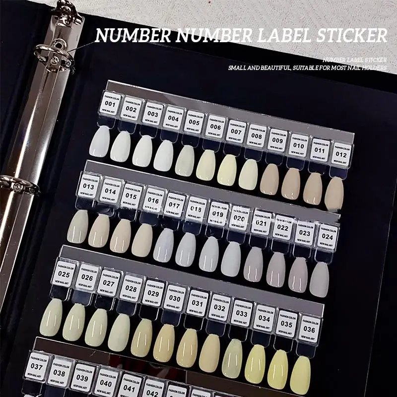 NO.1-240 Nail Polish Number St - Sticker Label Template 评论和价格