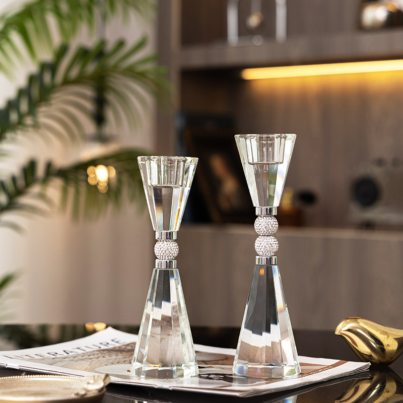 Crystal glass candle holder su - Luxury Candle Supplies Usa 评论和价格